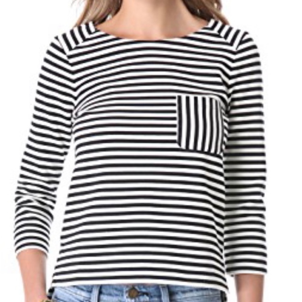 Madewell Striped Ponte Tee